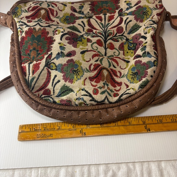 Vintage Joe Boxer Woven Tapestry Floral Pattern Purse Bag Handbag 90s Y2K main image 11